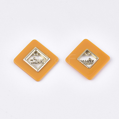 Opaque Acrylic Pendants MACR-T031-05-M-1
