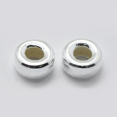 925 Sterling Silver Spacer Beads STER-K171-39S-03-1