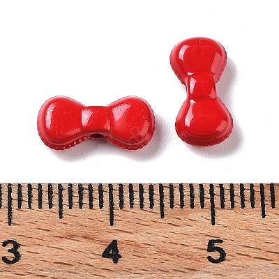 Spray Painted Alloy Beads PALLOY-H134-41-1