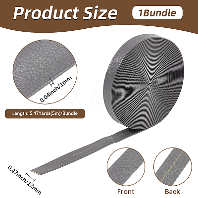 PU Leather Ribbons DIY-WH20011-93D-05-1