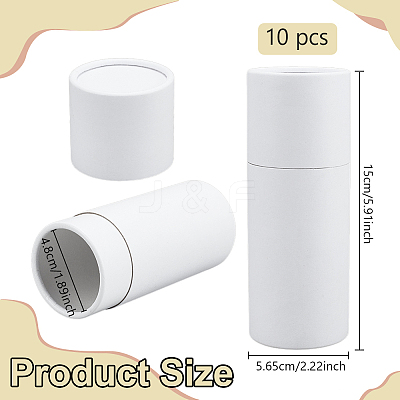Cardboard Paper Essential Oil Bottle Storage Boxes with Cap CON-WH0107-52B-1