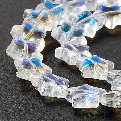 Transparent Glass Beads Strand GLAA-K057-01K-1