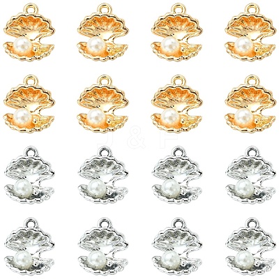 16Pcs 2 Colors Alloy Pendants FIND-YW0012-37-1
