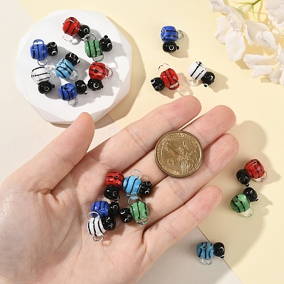 Handmade Lampwork Beads LAMP-YW0002-01A-1