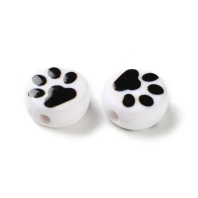 Opaque Acrylic Beads OACR-Z027-04A-02-1