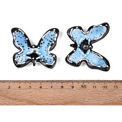 Handmade Porcelain Beads PORC-Q008-02E-1