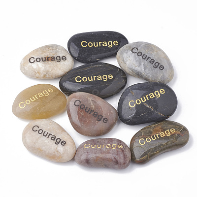 Natural River Stone Palm Stone G-S299-73G-1