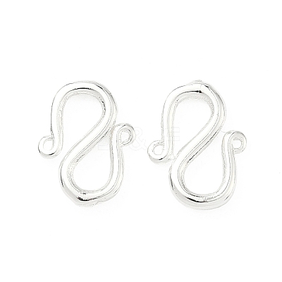 Brass S-Hook Clasps KK-H532-07B-S-1