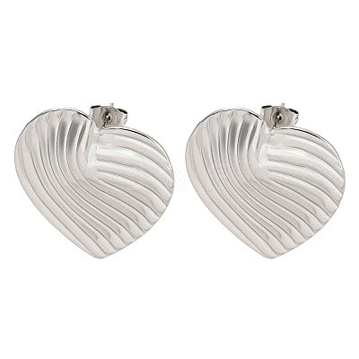 Non-Tarnish 304 Stainless Steel Ear Studs EJEW-P270-06A-P-1