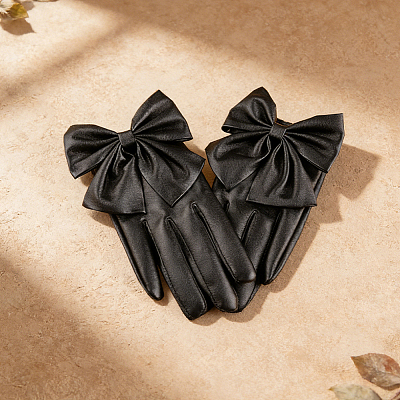 1 Pair PU Leather Gloves DIY-CL0001-92-1