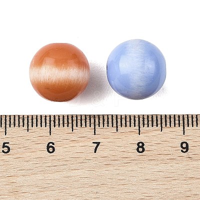 Opaque Acrylic Beads OACR-Z036-03B-1