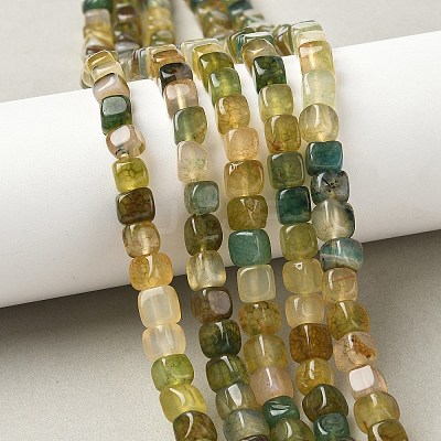 Natural Dragon Veins Agate Beads Strands G-G177-E22-01-1