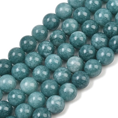 Natural Dyed White Jade Beads Strands GG-CBAEB22-B01-10mm-04-1