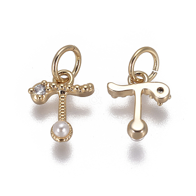 Brass Charms KK-L179-08T-G-1