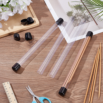 Transparent PVC Plastic Beads Containers AJEW-WH0460-071A-1