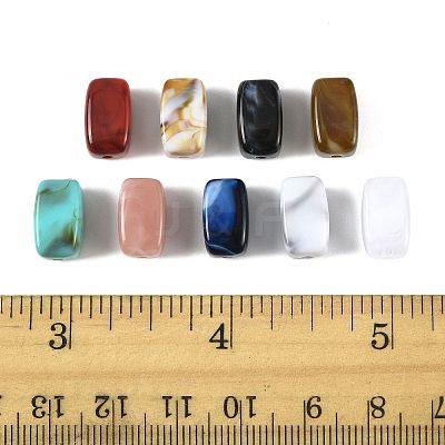 180Pcs 9 Colors Acrylic Beads OACR-FS0002-55-1