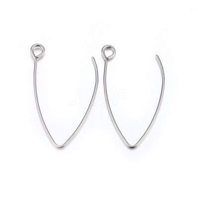 Tarnish Resistant 304 Stainless Steel Earring Hooks STAS-P210-16P-01-1