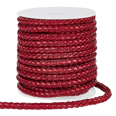 10M Round Imitation Leather Braided Cords LC-WH0008-03D-1