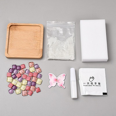 DIY Mosaic Coaster Making Kit TH-CBAB785-01D-1