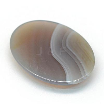 Oval Dyed Natural Striped Agate/Banded Agate Cabochons G-R349-30x40-12-1