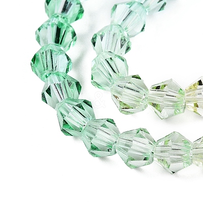 Gradient Color Baking Paint Glass Bead Strands X1-DGLA-A039-T2mm-A013-1