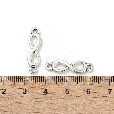 Tibetan Style Alloy Infinity Connector Charms TIBE-S324-26AS-1