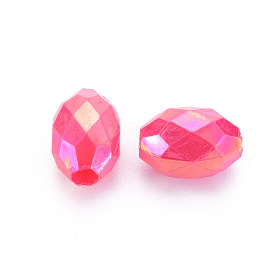 Opaque Acrylic Beads TACR-S153-32I-03-1