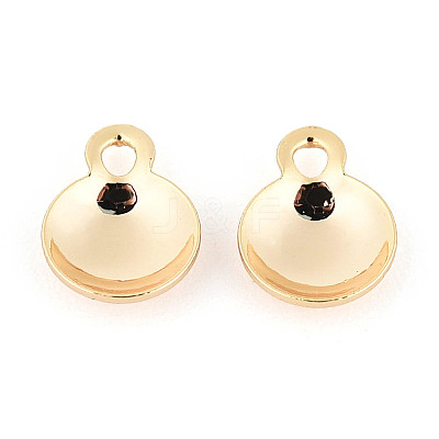 Brass Pendant Cabochon Settings KK-T077-16G-01-1