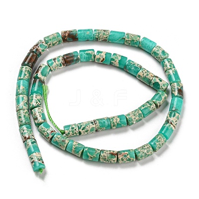 Synthetic Imperial Jasper Beads Strands G-Q1008-A03-1