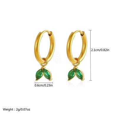 304 Stainless Steel Hoop Earrings LS-AY4063-1-1