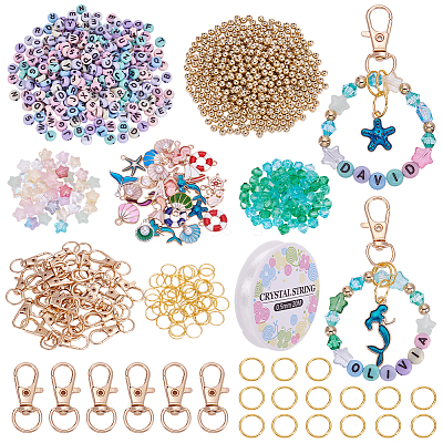DIY Keychain Making Findings Kits DIY-BM0002-84-1