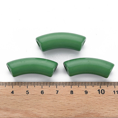 Opaque Acrylic Beads MACR-S372-001B-17-6333-1