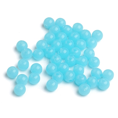 Fluorescent Acrylic Beads MACR-R517-6mm-05-1