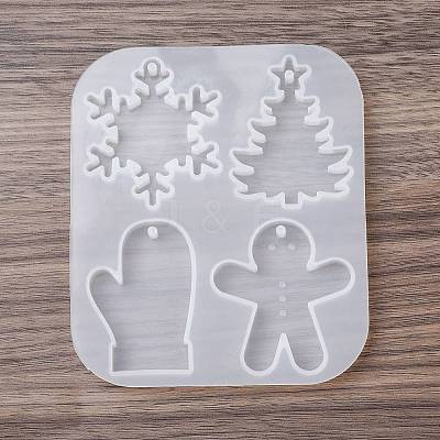 Christmas Theme Silicone Molds DIY-K073-53A-1