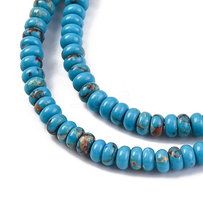 Synthetic Imperial Jasper Dyed Beads Strands G-K343-C39-04-1