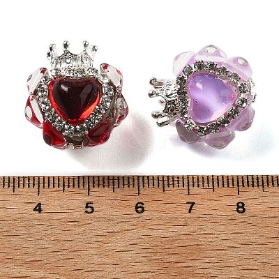 Alloy Resin Beads X-OACR-Q008-01-1