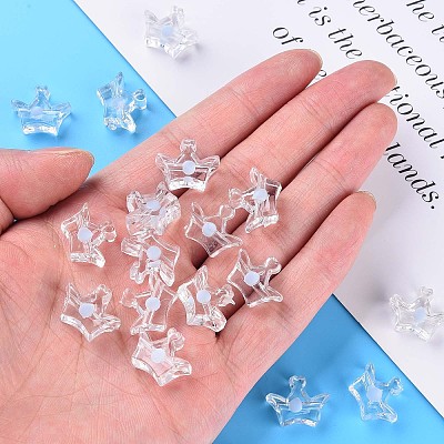 Transparent Acrylic Beads LS-MACR-S373-105-B08-1