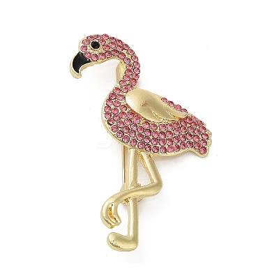 Animal Alloy Rhinestone Brooches for Clothes JEWB-C046-04B-LG-1