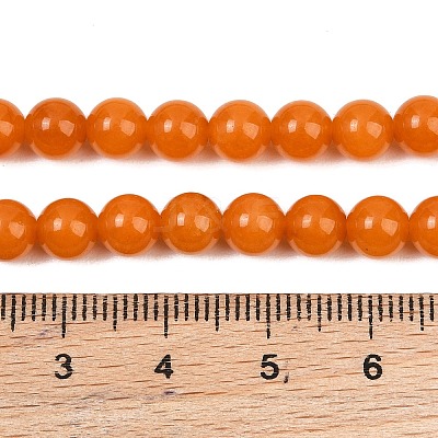 Dyed Natural White Jade Beads Strands GG-CBAD029-A08-6mm-1