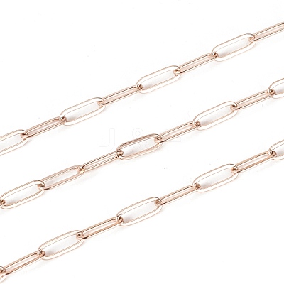 Ion Plating(IP) 304 Stainless Steel Paperclip Chains STAS-K209-07RG-1