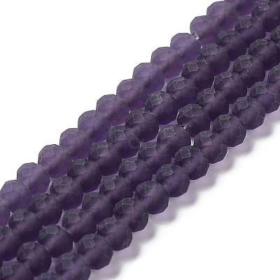 Transparent Glass Beads Strands EGLA-A034-T4mm-MD15-1