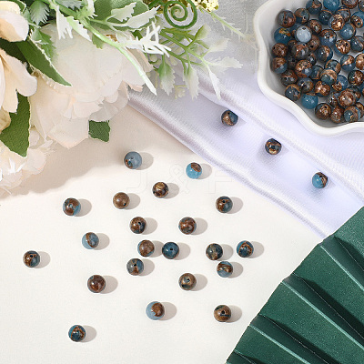 80Pcs Natural Chalcedony Beads Strands G-PA0002-36B-1