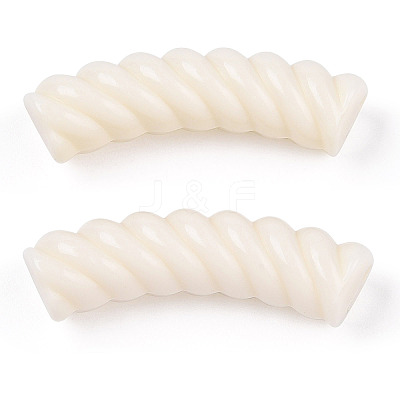 Opaque Sprial Acrylic Beads SACR-ZX010-19A-08-1