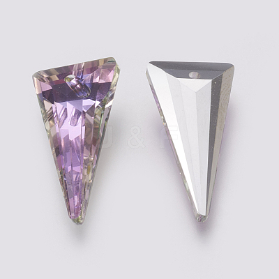 K9 Glass Rhinestone Pendants GLAA-K034-J02-1