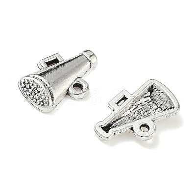 Cheerleader Megaphone Tibetan Style Alloy Pendants TIBEP-NH0001-01C-AS-1