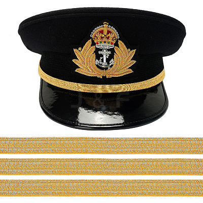 Polyester Striped Ribbon OCOR-WH0091-40A-02-1-1