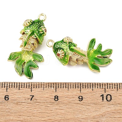 Brass Micro Pave Cubic Zirconia Pendants X1-KK-D019-30B-G-1