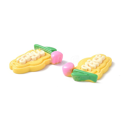 Opaque Resin Cabochons CRES-P023-01B-1