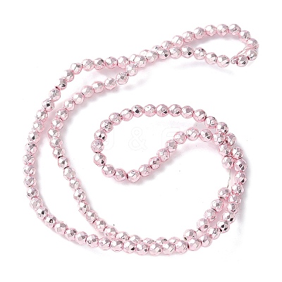 Baking Paint Synthetic Non-Magnetic Hematite Beads Strands G-H020-K01-09-1