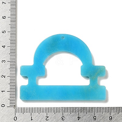 Acrylic Keychain Pendants SACR-S608-04C-01-1